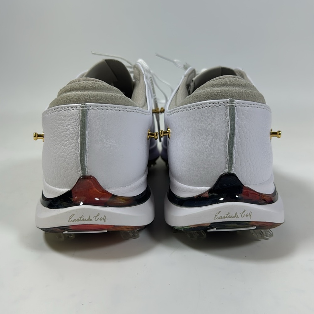 Men’s Nike Air Zoom Victory Tour 3 NRG Eastside Golf White-Gold FJ2241-101 - Picture 4 of 4